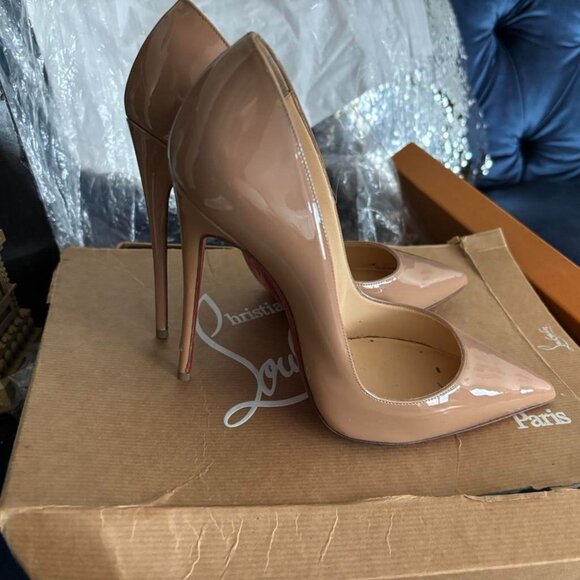 Women's Tan and Cream Courts - Picture 4 of 6